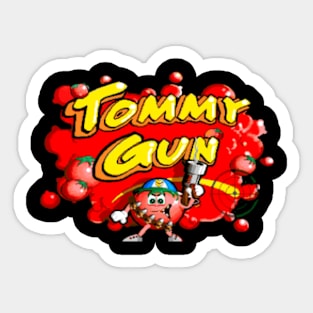 Tommy Gun Sticker